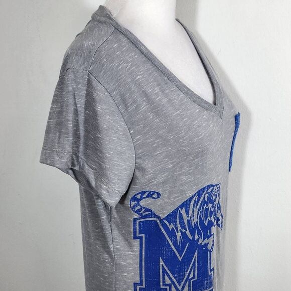 Colosseum Women's Gray University of Memphis Tigers Tee Size Medium - Picture 4 of 7